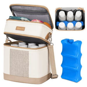 Mancro Double Layer Breastmilk Cooler Bag